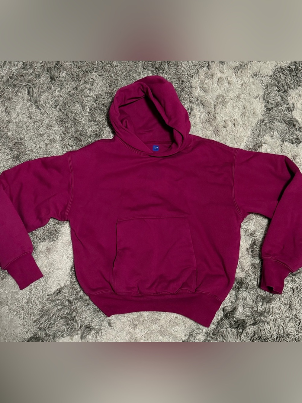 YEEZY GAP PURPLE PERFECT HOODIE IN SIZE SMALL